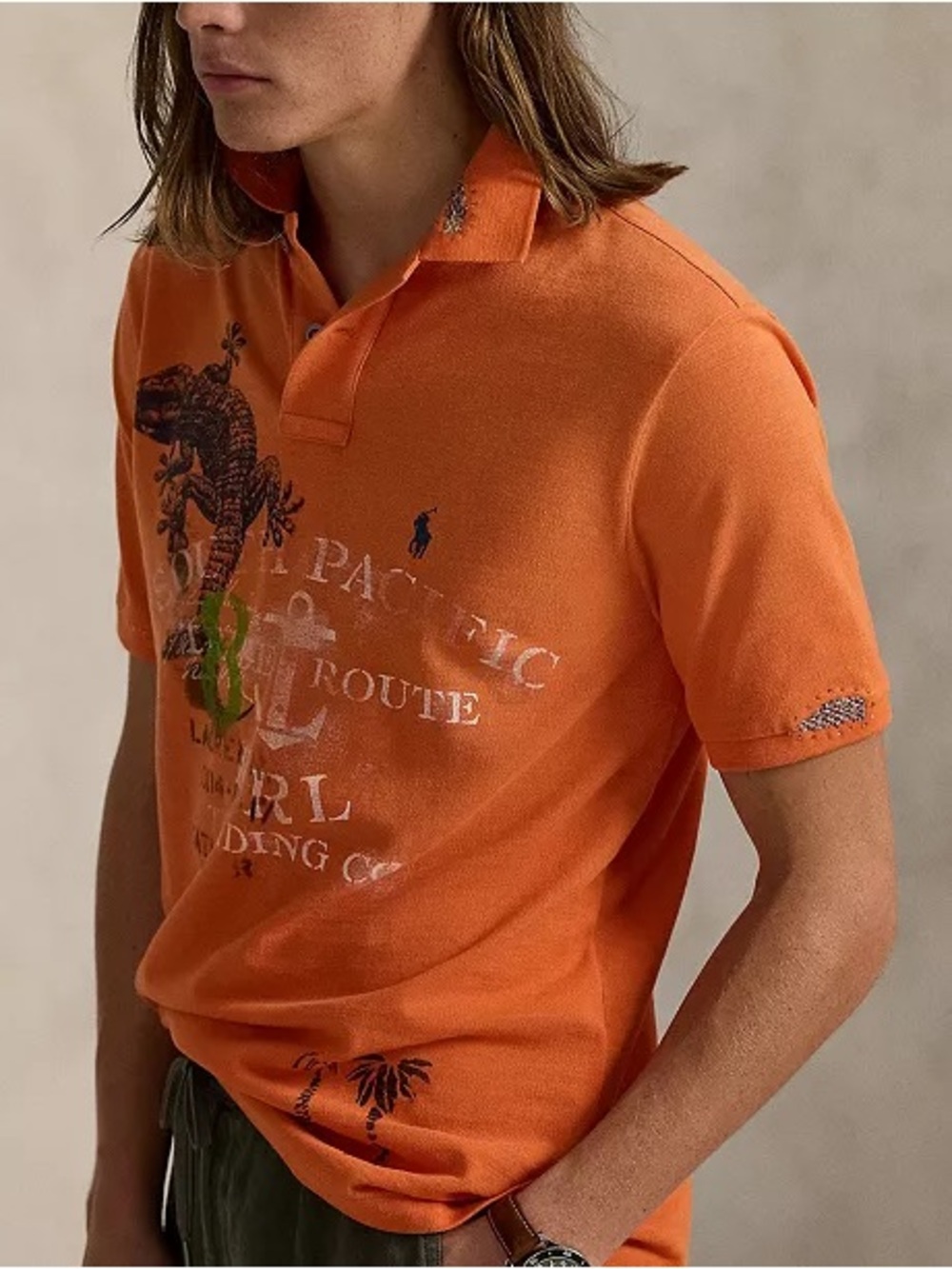 NWT Polo Ralph Lauren Men's Classic-Fit Mesh Graphic Polo Shirt - Picture 3 of 6
